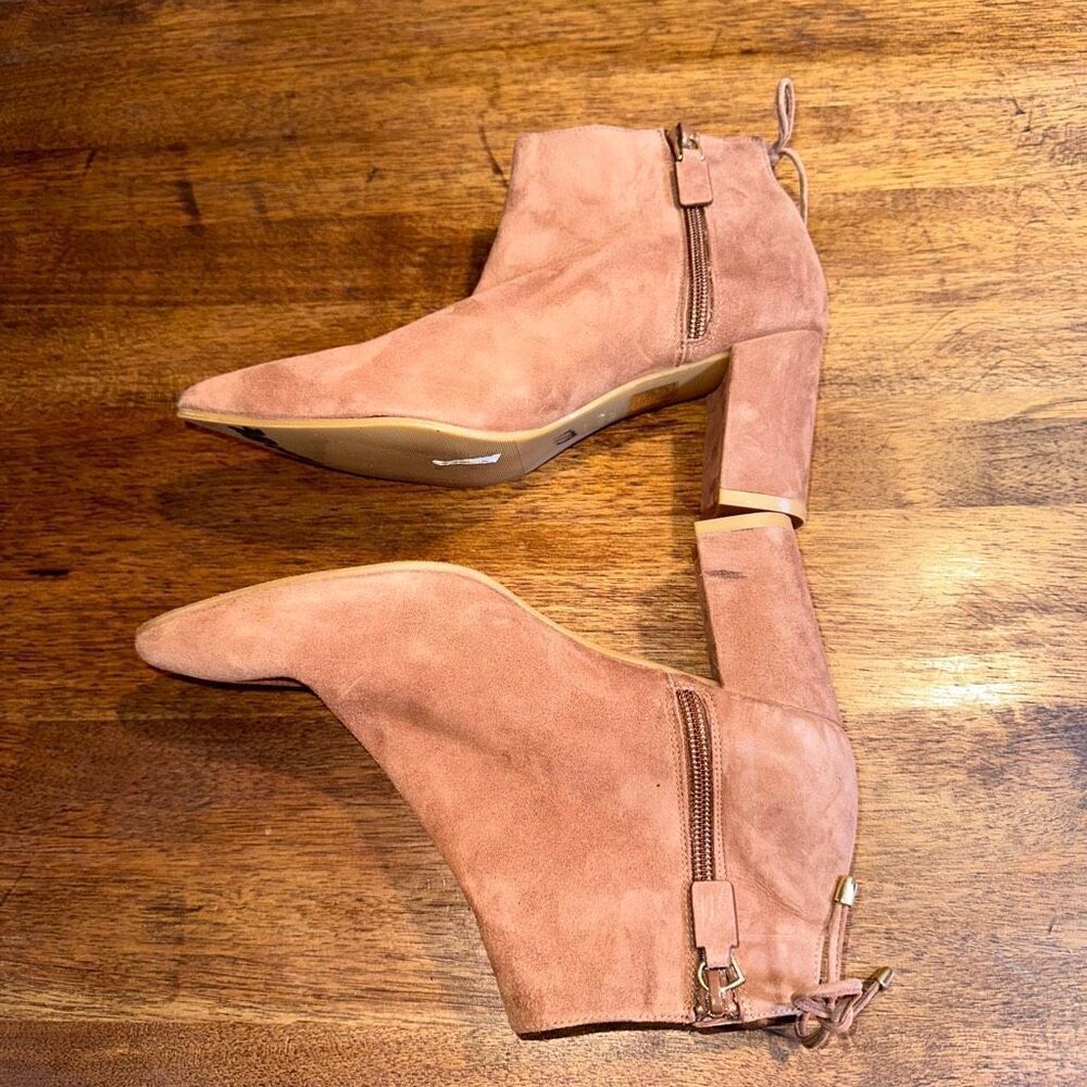 Stuart Weitzman Gradiner Block Heel Pointed Toe S… - image 5